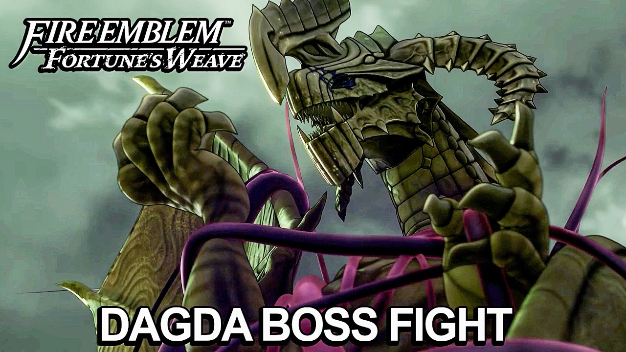 Fire Emblem Fortune's Weave - Full Dagda the Great Boss Fight (4K)