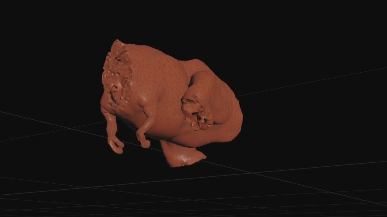 CFX | Houdini | Early Muscle and Tissue R&Ds