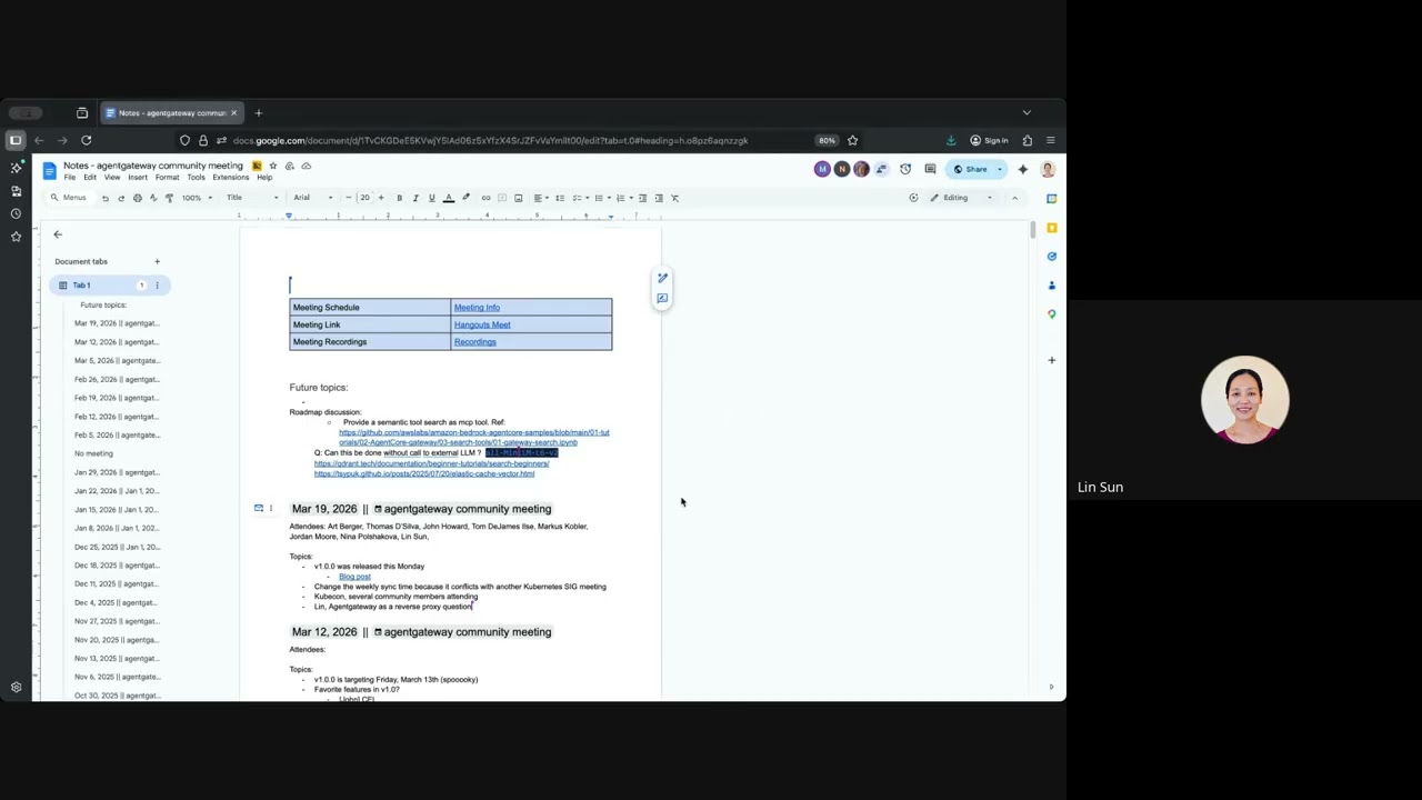 agentgateway community meeting - 2026/03/19 14:00 EDT - Recording