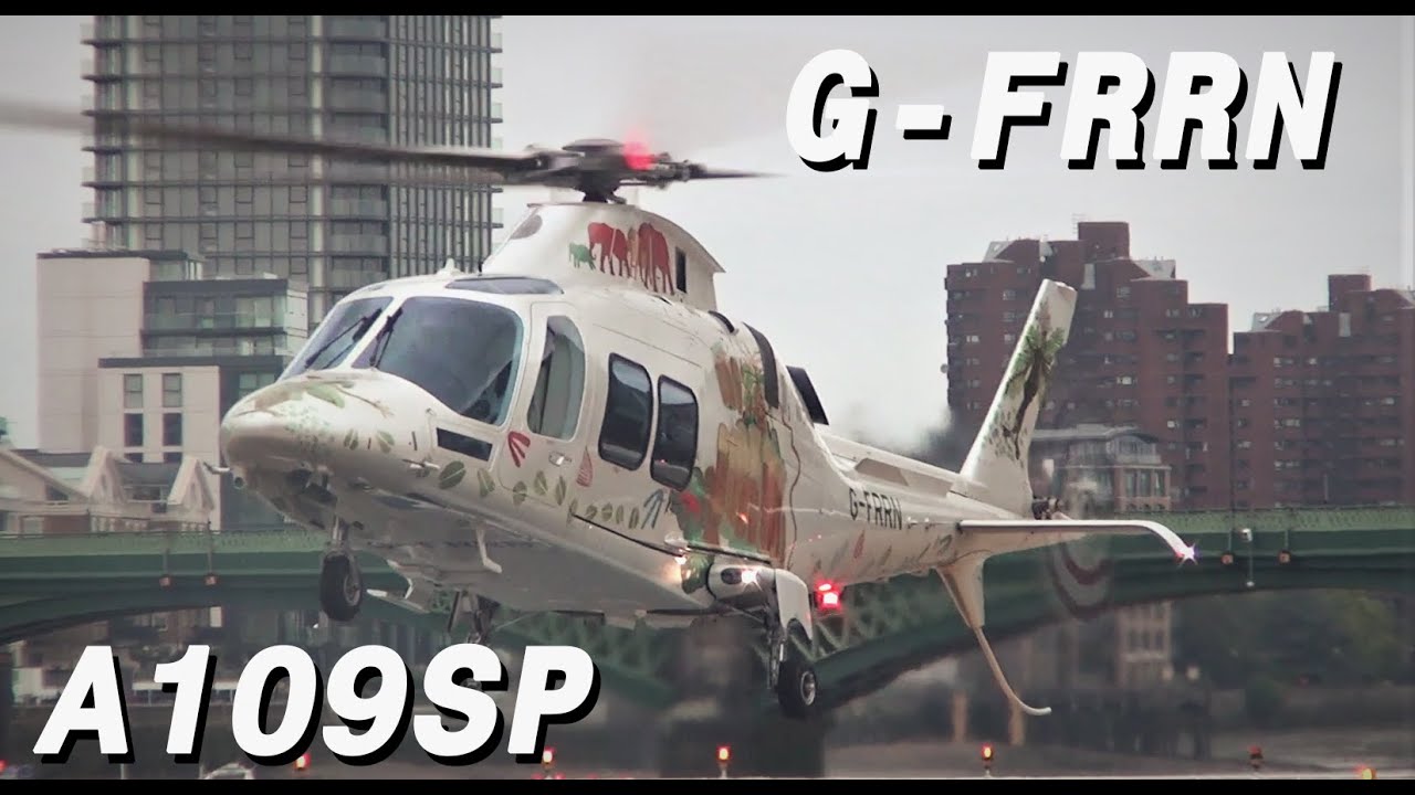 Exotic A109SP G-FFRN -- London Battersea Heliport