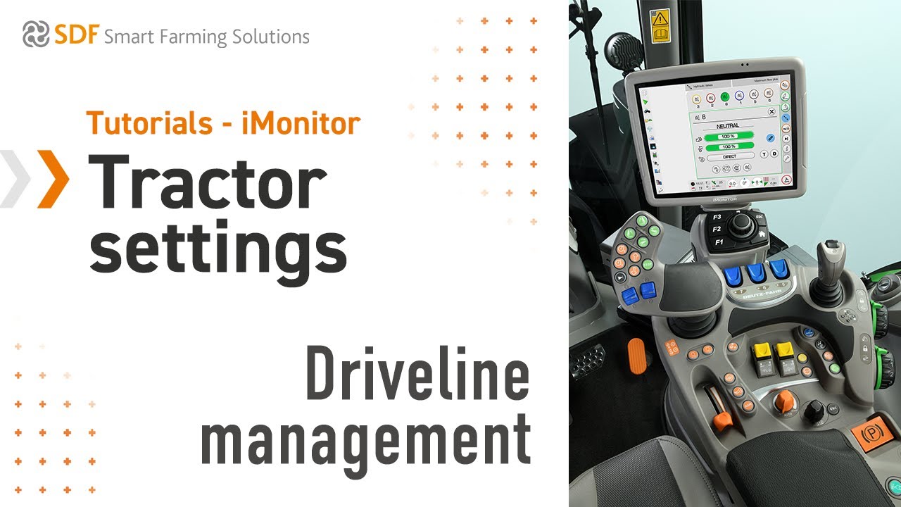 Tutorials - iMonitor | Tractor settings | EP 04 - Driveline management system ASM