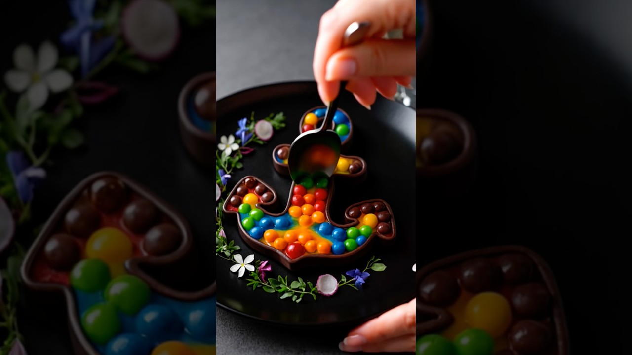 Anchor ⚓️ as cake 🍰 #shortsfeed #satisfying #ai #aiart #skittles