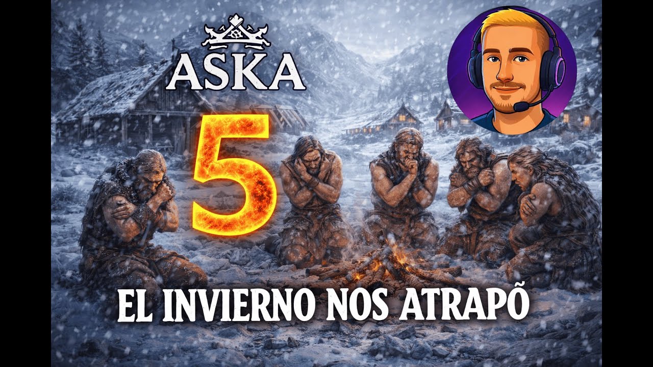 ASKA!! El invierno nos atrapa!! Gameplay español!! Cap5