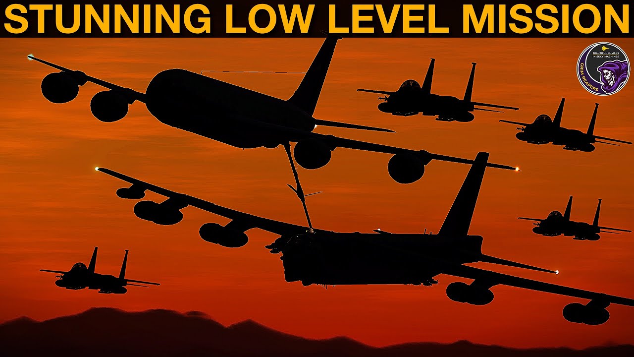 1991 Gulf War: First Low Level B-52 Bombing Raid In History | DCS Reenactment