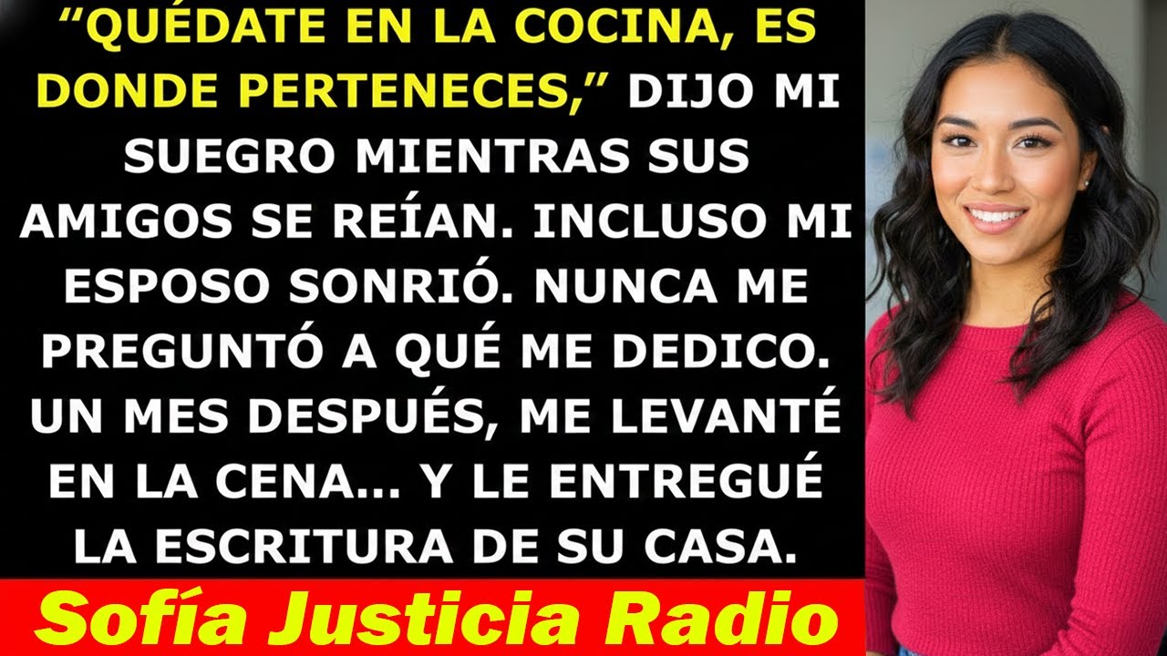 Mi Suegro Se Burló: “Quédate en la Cocina” — Así que Le Entregué la Escritura de la Casa