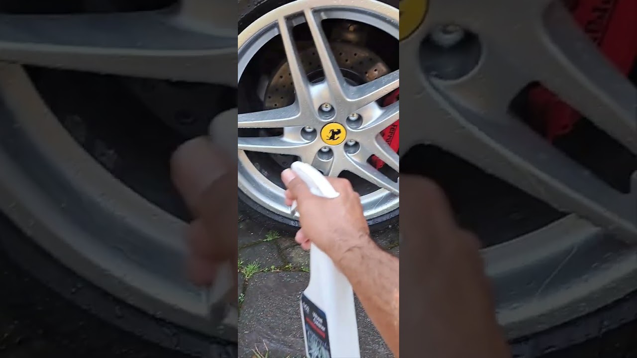 'SiO2 Annihilator Wheel Cleaner' on Ferrari F430 rims.💪✨️ (0621488335/ 0613154795)