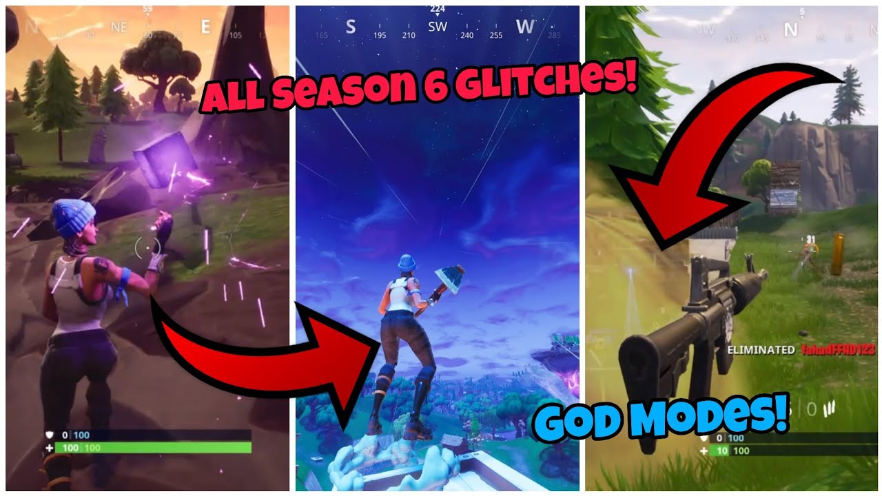 All Season 6 Working Glitches (Top 5) Fortnite Glitches Season 6 PS4/Xbox one 2018