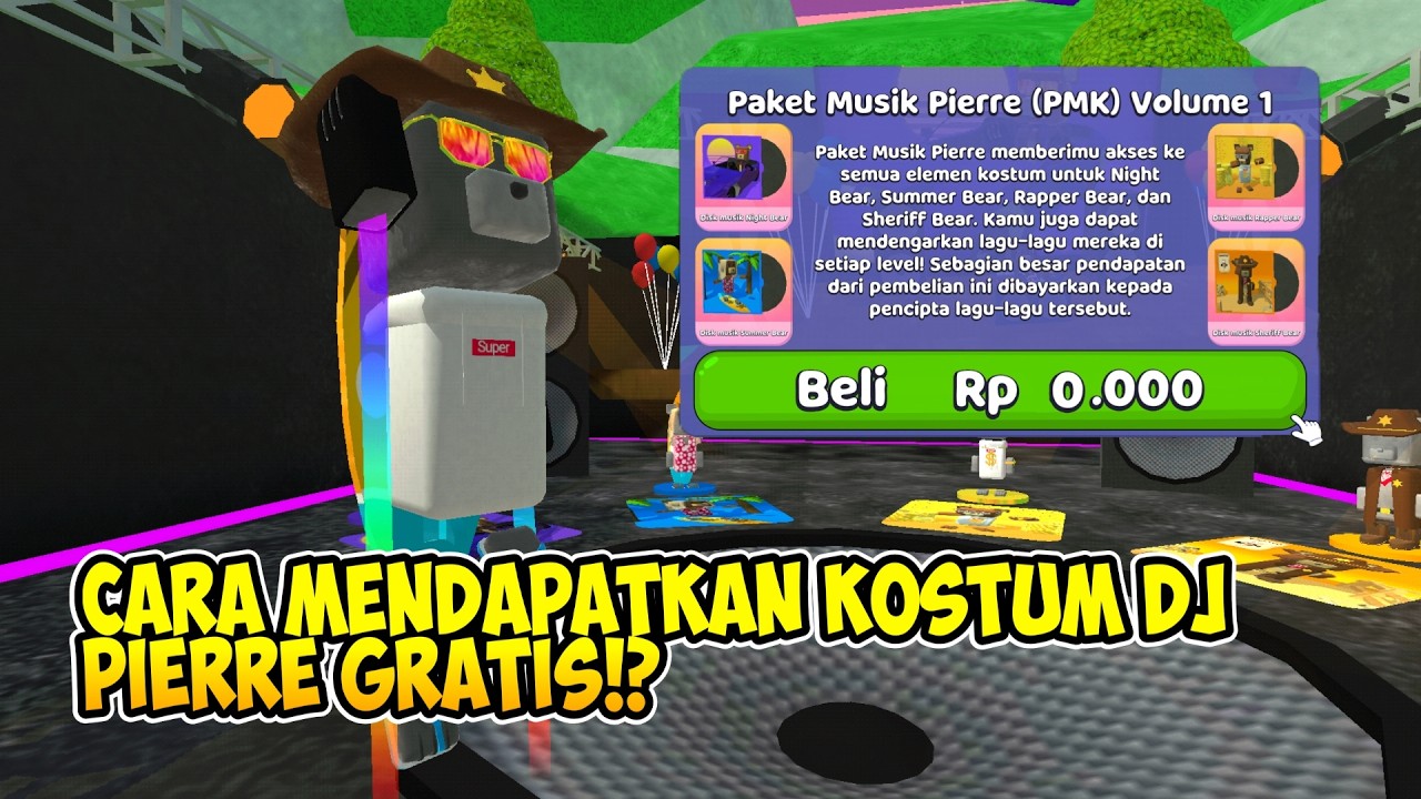 😱TUTORIAL MENDAPATKAN KOSTUM DJ PIERRE GRATIS ⁉️