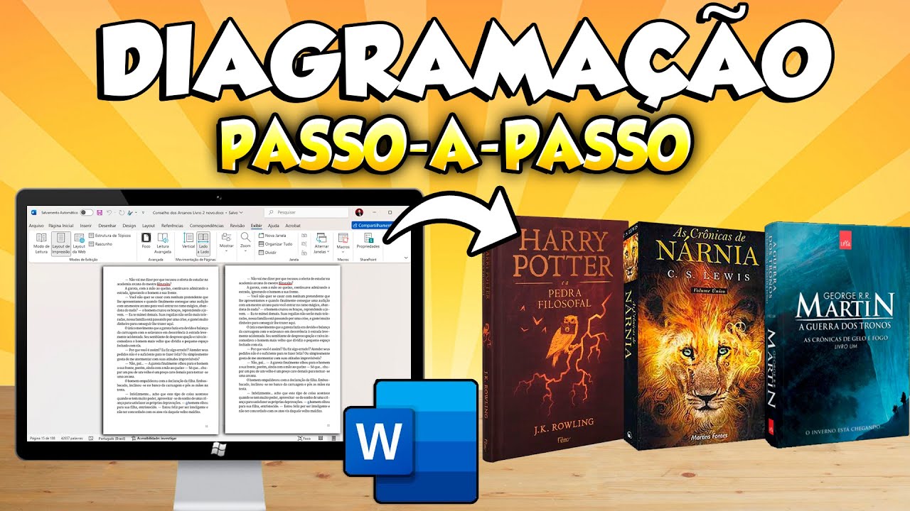 Como diagramar um livro passo-a-passo (COMPLETO) no WORD