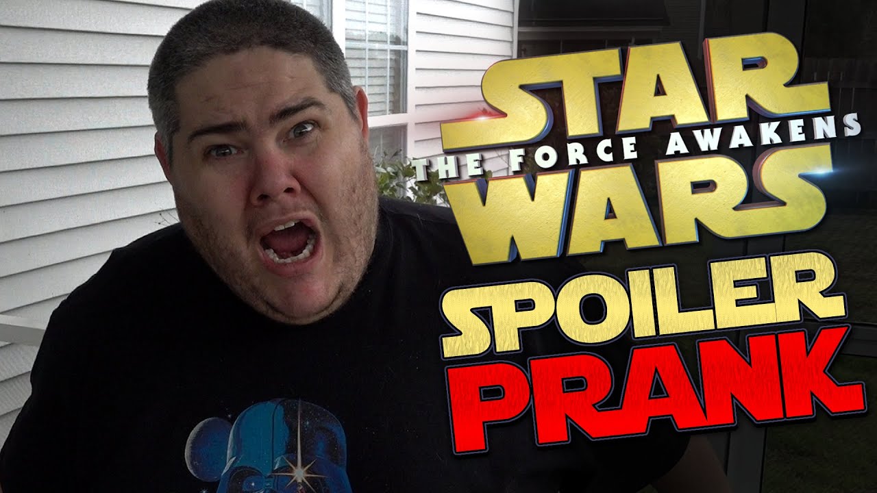 GIRLFRIEND SPOILS STAR WARS PRANK!!