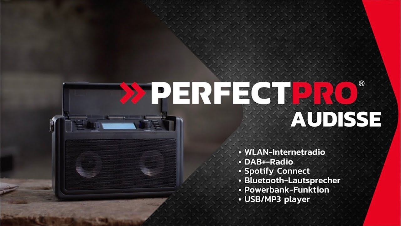PerfectPro Audisse (DE) - Das vielseitigste tragbare Outdoor-Radio aller Zeiten