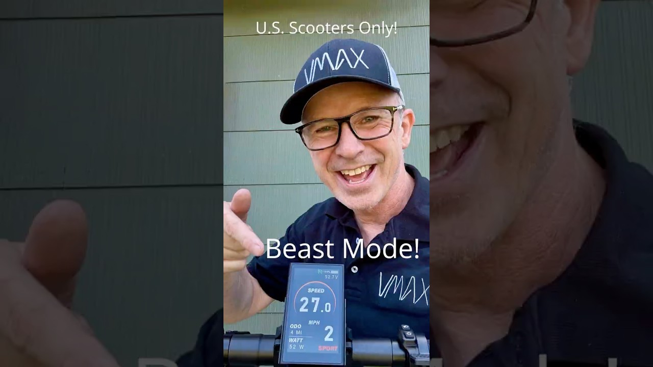 Режим зверя! Как разогнать электросамокат VMAX до максимальной скорости (только для США)