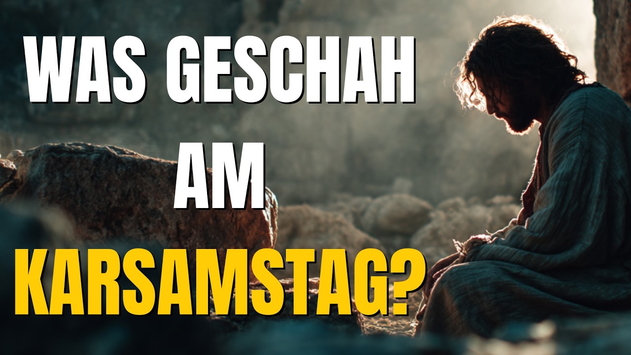 Karsamstag &mdash; ERKL&Auml;RT! Was tat Jesus in der Stille vor der Auferstehung?