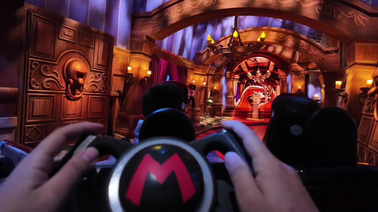 Mario Kart Ride at Universal Studios Hollywood | Without AR Glasses | Super Nintendo World | 4K |POV