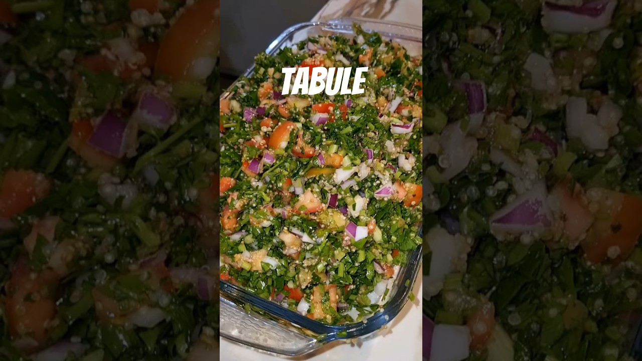 Tabbule comida árabe 