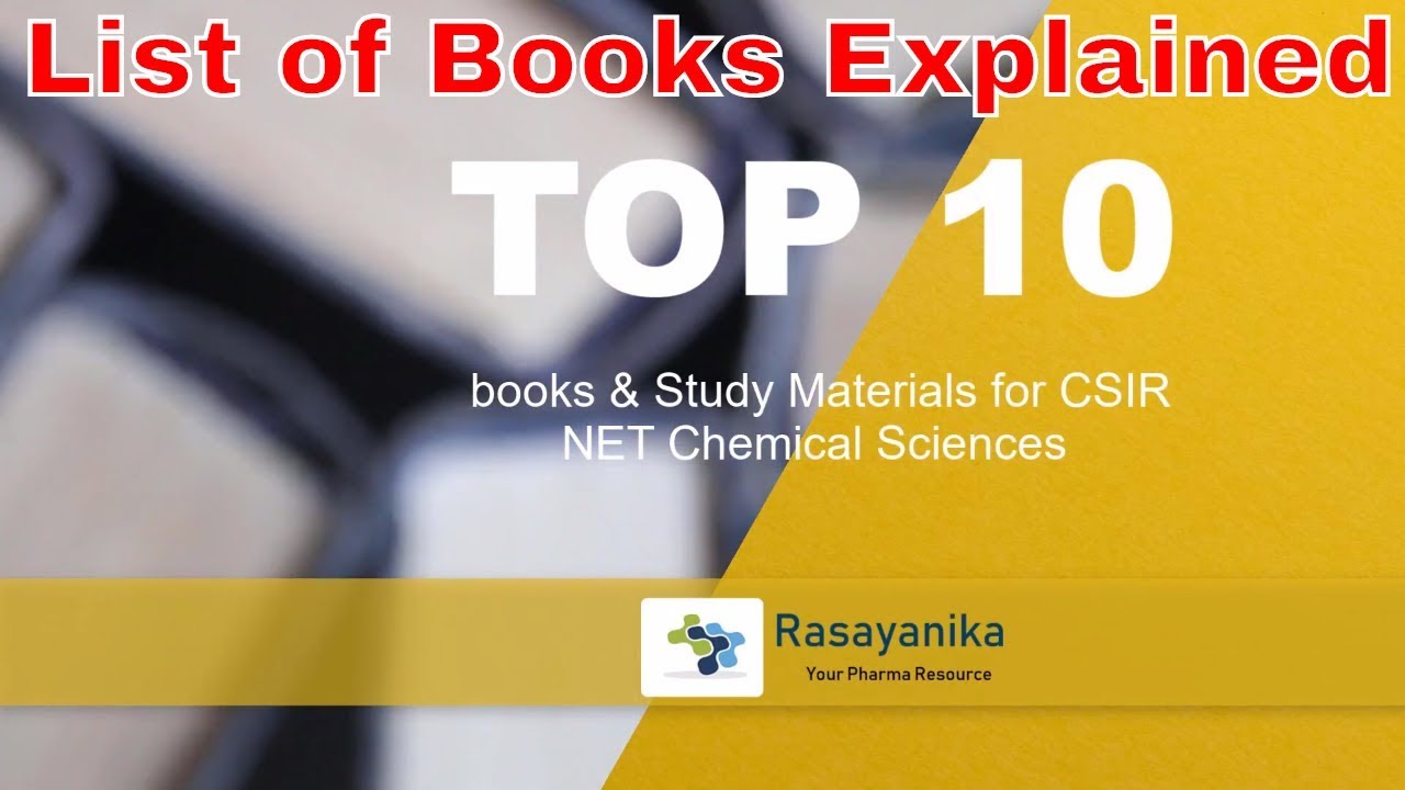 10 лучших книг по химическим наукам CSIR NET