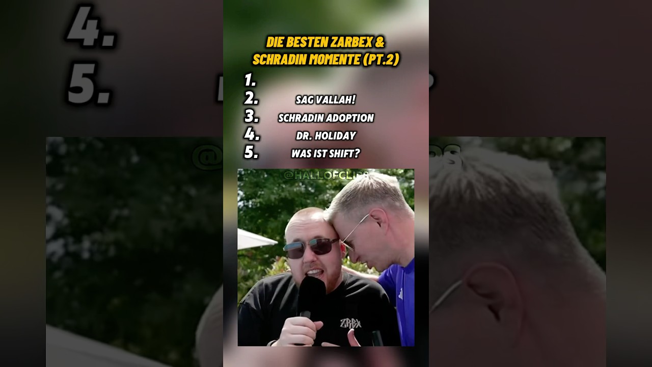 Top 5 Zarbex & Schradin Momente (pt.2) #zarbex #maxschradin #streamer #clip #momente #twitch