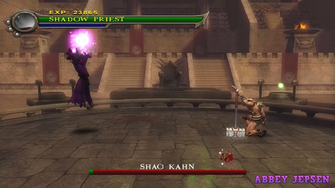 MKSM - Shadow Priest vs Shang Tsung, Kintaro y Shao Kahn - (HARD) - (PS2)
