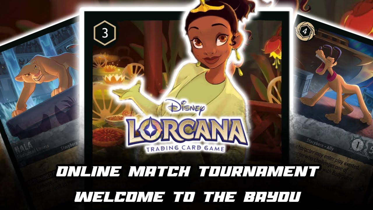 Online Match tournament Amber Steel Aggro Welcome to Bayou. #disneylorcana 