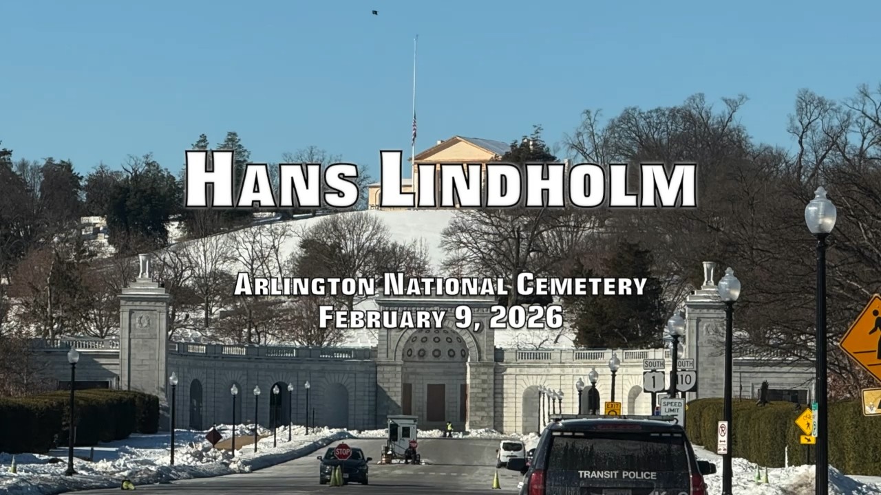Hans Lindholm - Arlington National Cemetery 2/9/2026