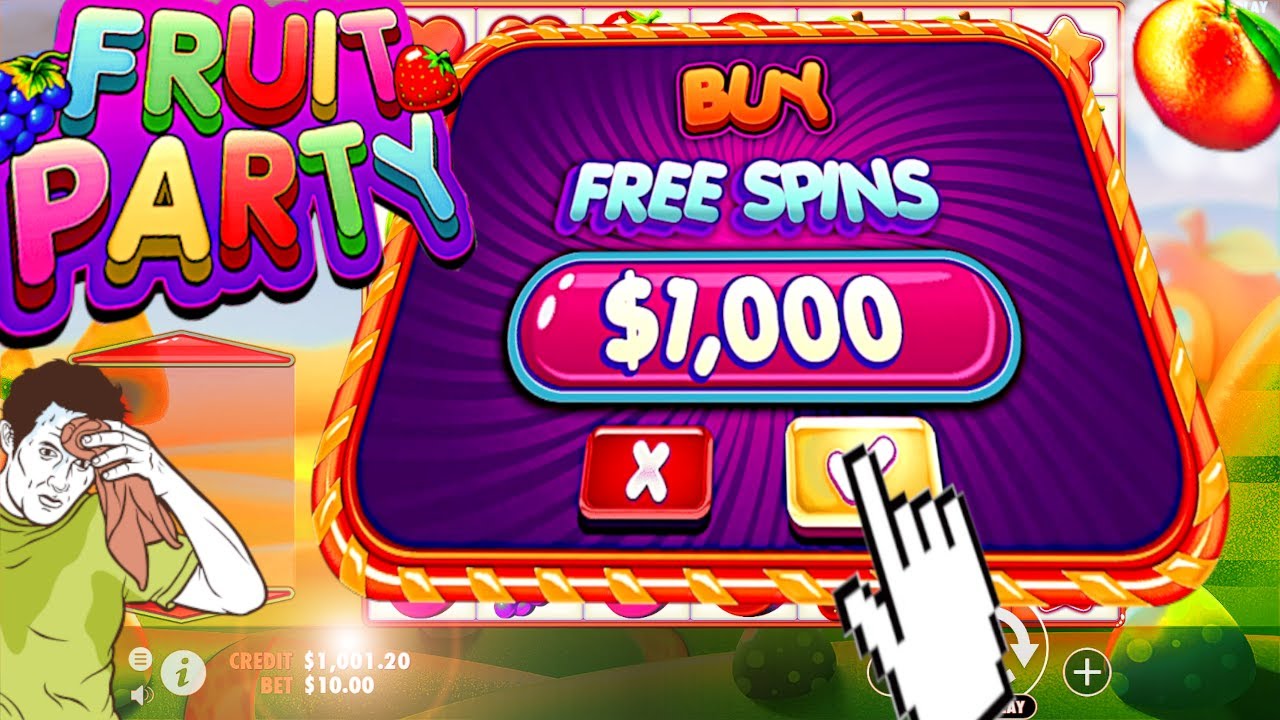 $1000 All in CHALLENGE on FRUIT PARTY | Bonus Buys (RAW)