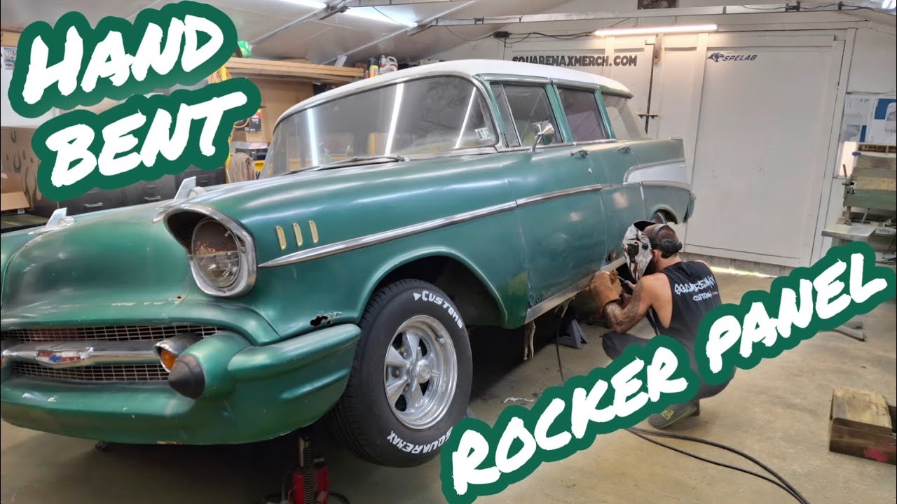 Hand fabricated Rocker panel,  inner and outer. 1957 Chevy belair 