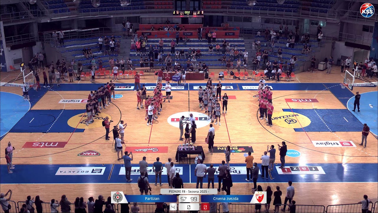 PIONIRI F8 Partizan - Crvena zvezda