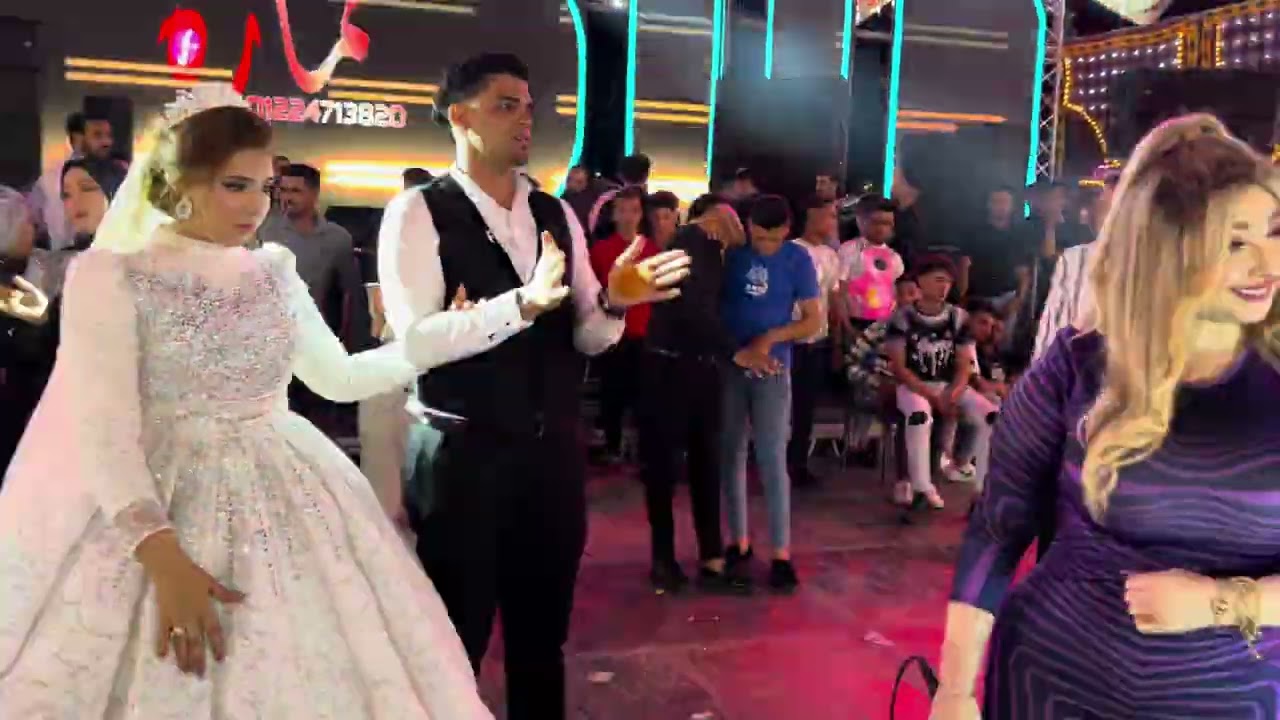 مهرجان العريس إبراهيم سرحان منيه سلامه الرحمانيه واقوي استقبال نور علي