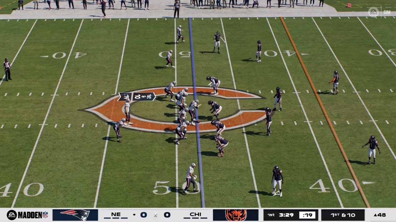 Madden NFL 26 Gameplay Chicago Bears vs New England Patriots