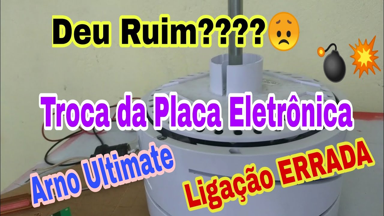Cuidado!!Arno Ultimate ligação errada na troca da placa eletrônica