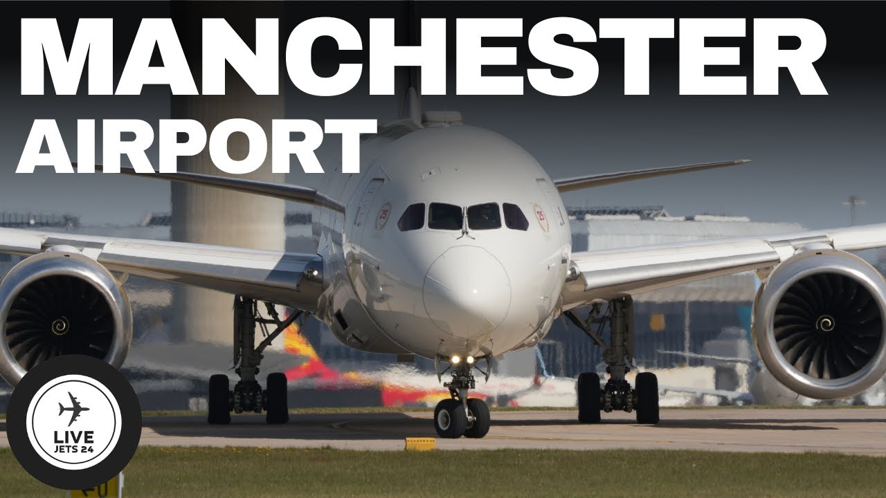 🔴Manchester Airport Live - Plane Spotting