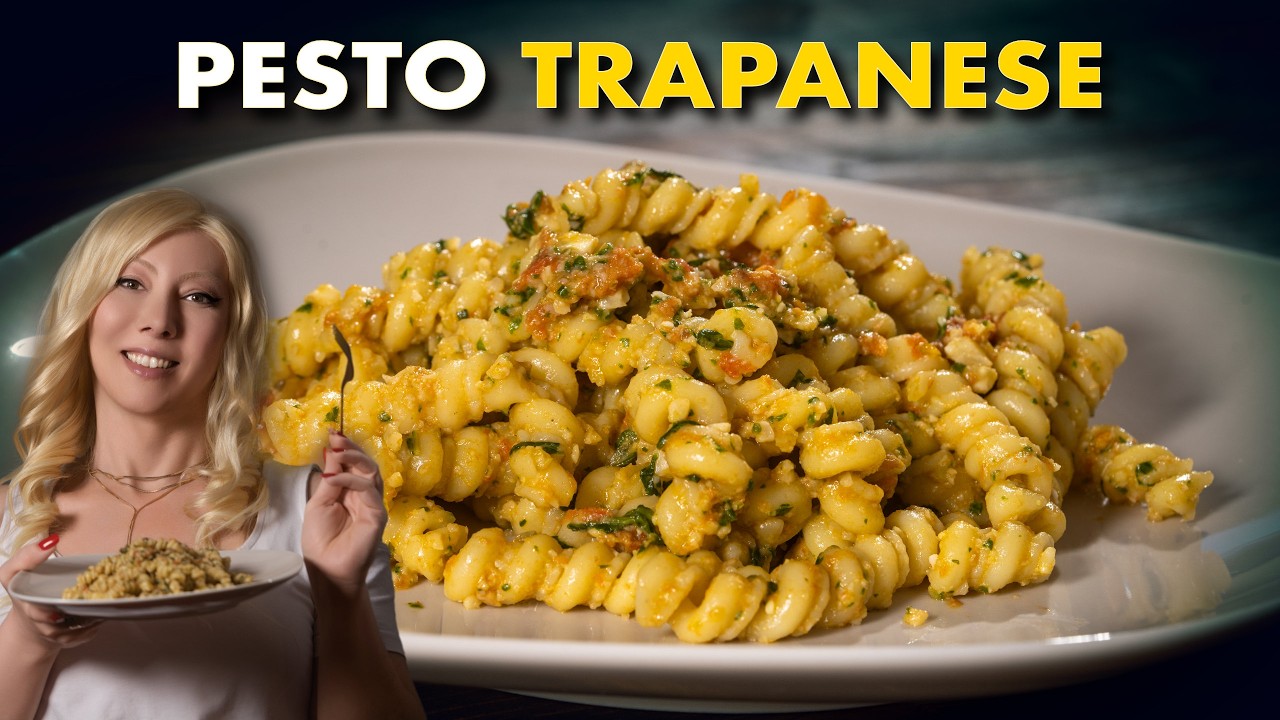La Pasta Estiva Perfetta 🤩 Pesto alla Trapanese (con Basilico, Pomodorini, Mandorle)