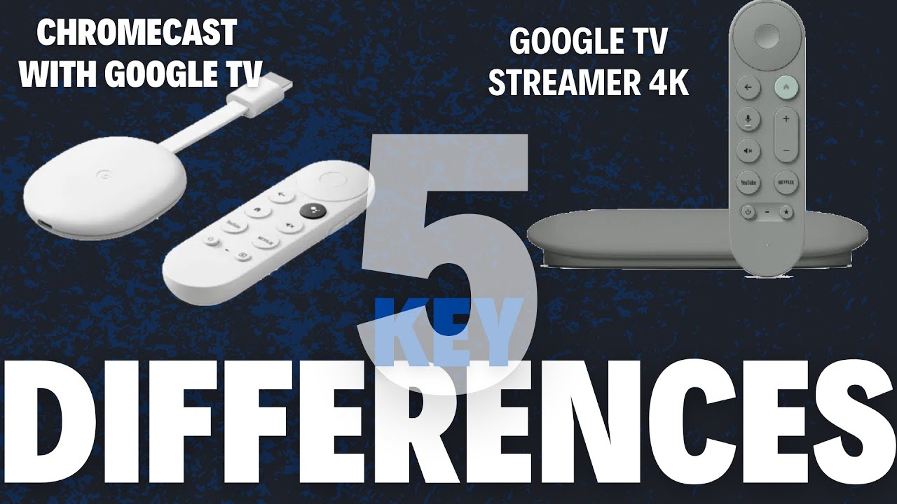 Google TV Streamer 4K против Chromecast с Google TV | 5 ключевых отличий