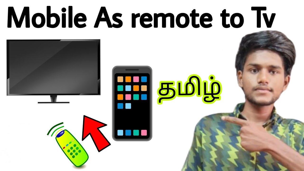 mobile remote control tv / how to use mobile as remote for android tv / tamil