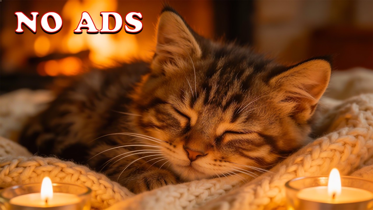 Музыка для снятия тревоги у кошек 😻 Успокаивающие фоновые звуки для снятия стресса и спокойного глу