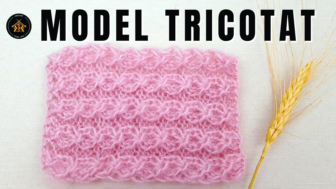 Cum tricotam model  perfect pentru  pulovere, jachete, veste, ciorapi