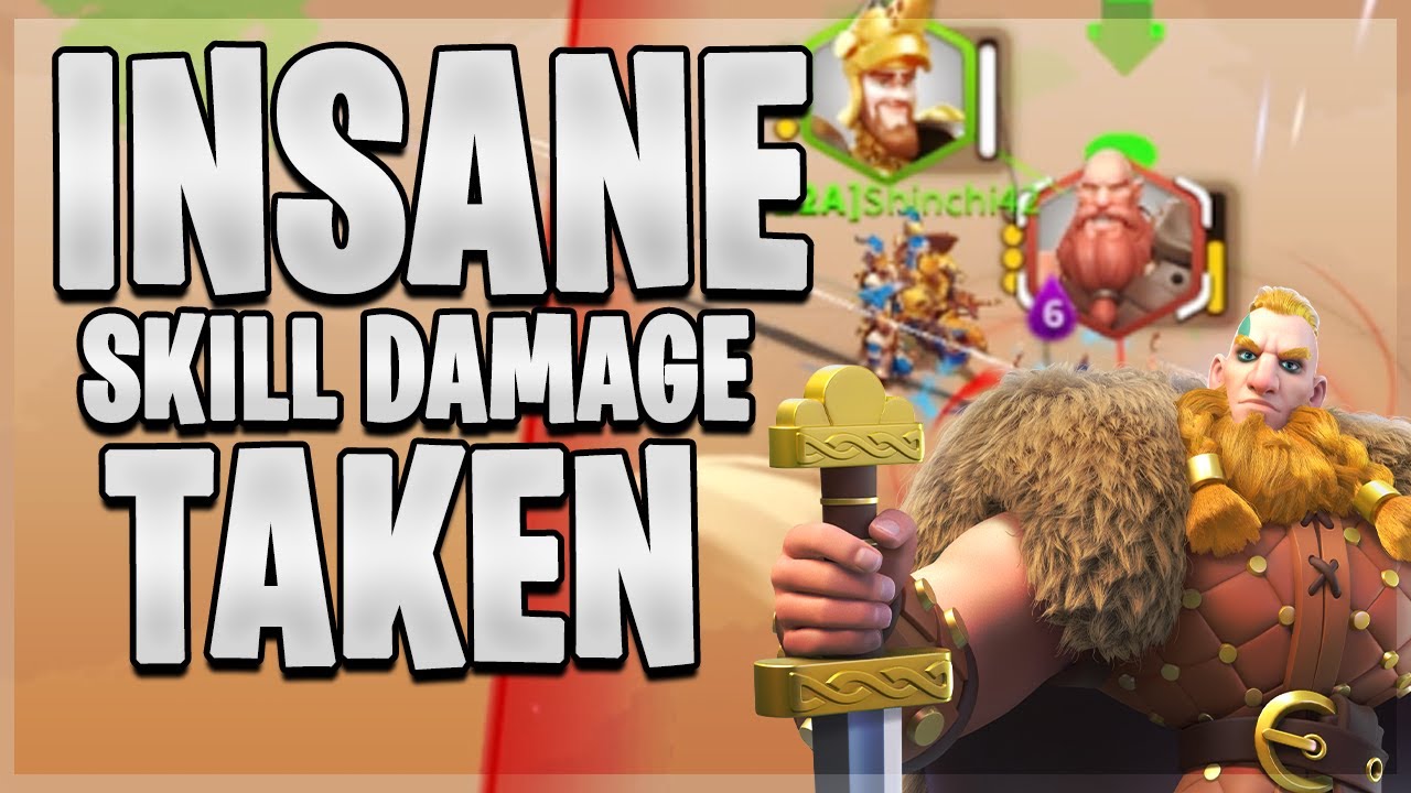 Deadly Debuff One Shot K.O. SKILL Damage Taken | Rise of Kingdoms