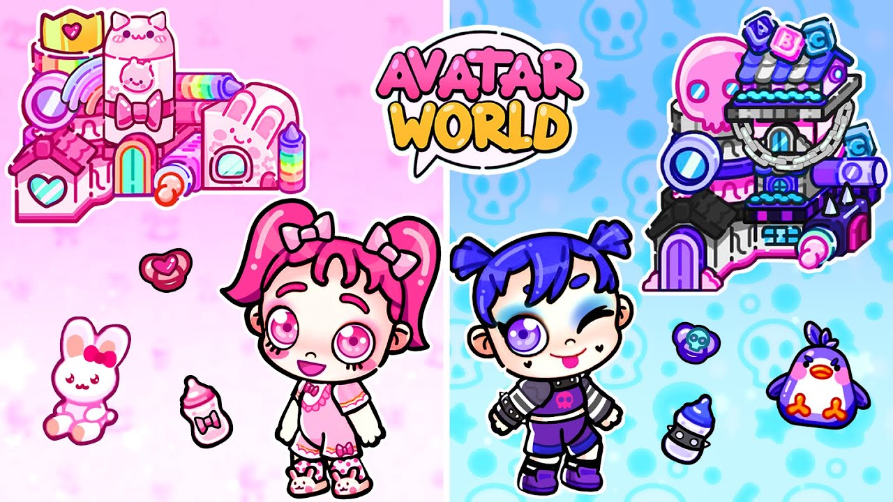 МИЛАЯ ДЕВОЧКА В ПЛОХОМ САДИКЕ | Милая vs Дерзкая в Аватар Ворлд | Toca Boca