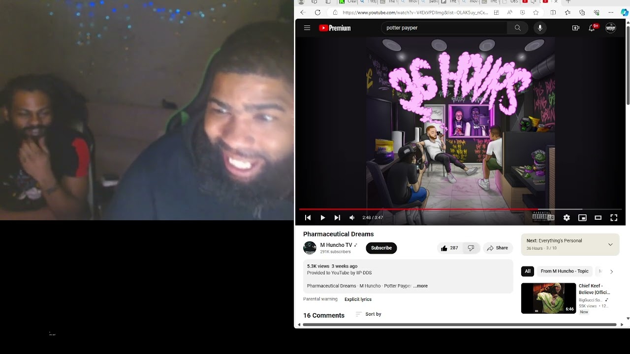 Potter Payper x M Huncho - 36 hours Album Reaction
