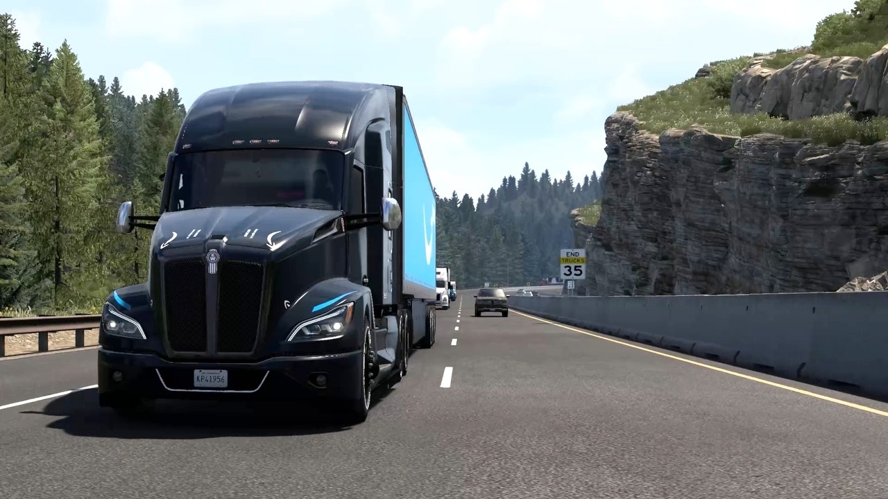 Realistic ATS Driving; Kenworth T680; Colorado 514km; HORI Truck Control System