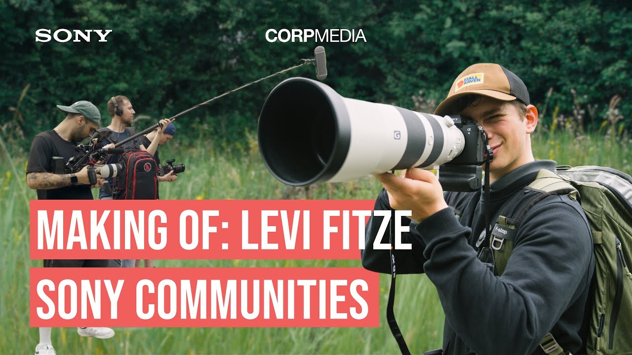 Sony Wildlife-Kampagne  mit Starfotograf Levi Fitze (Behind the Scenes)