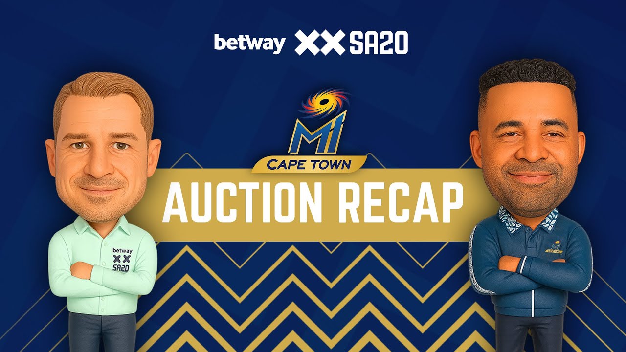 MI Cape Town Auction recap with Dale Steyn and Robin Peterson | Betway SA20