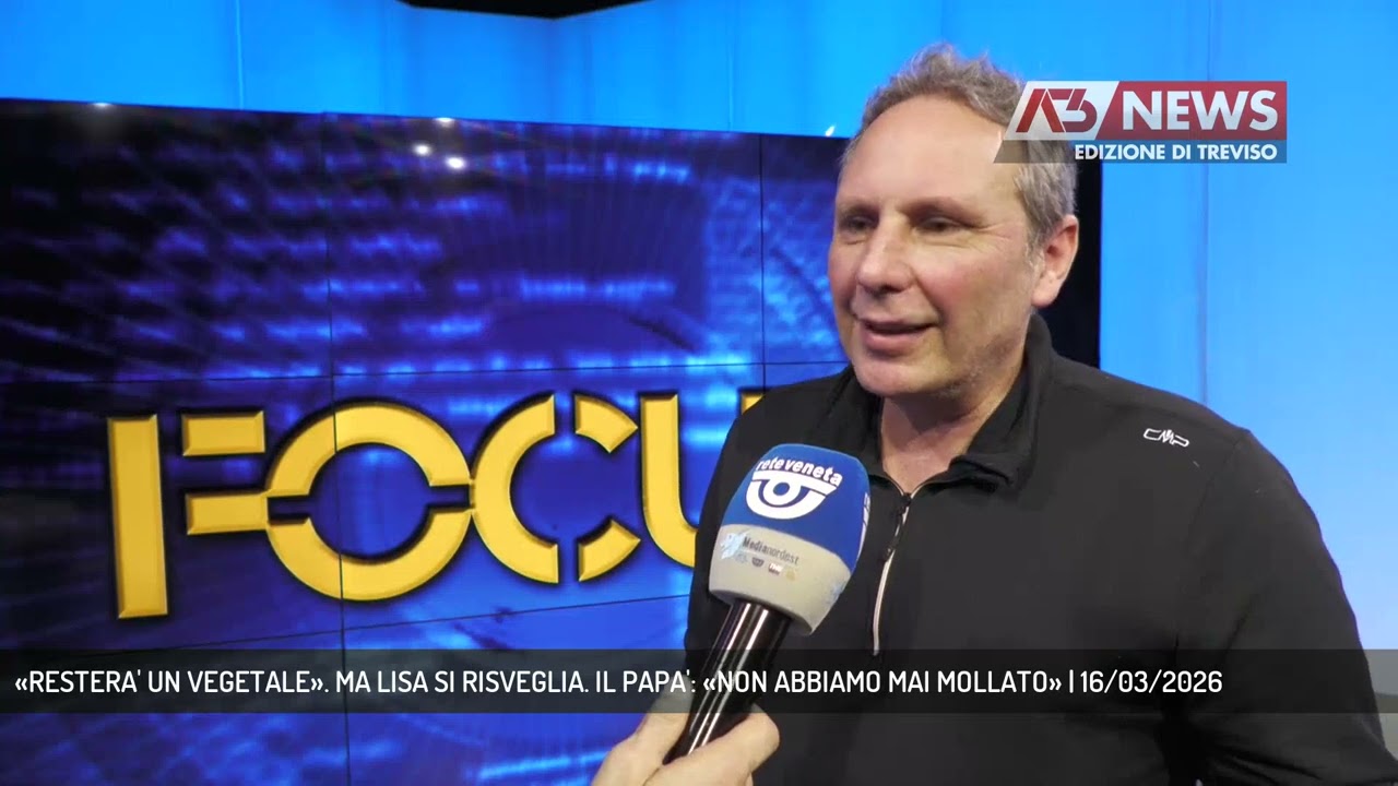«RESTERA' UN VEGETALE». MA LISA SI RISVEGLIA. IL PAPA': «NON ABBIAMO MAI MOLLATO» | 16/03/2026