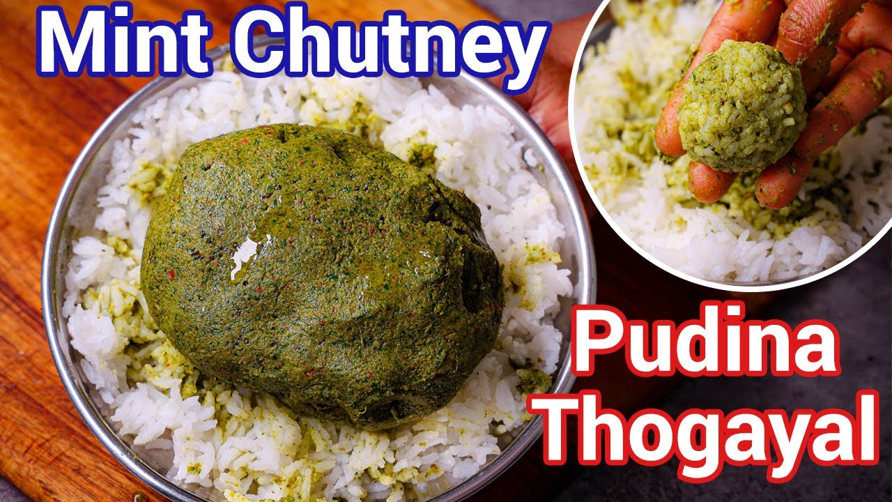 New Way Pudina Thokku - Village Style | Mint Thogayal Recipe | Traditional Chutney for Rice & Idli