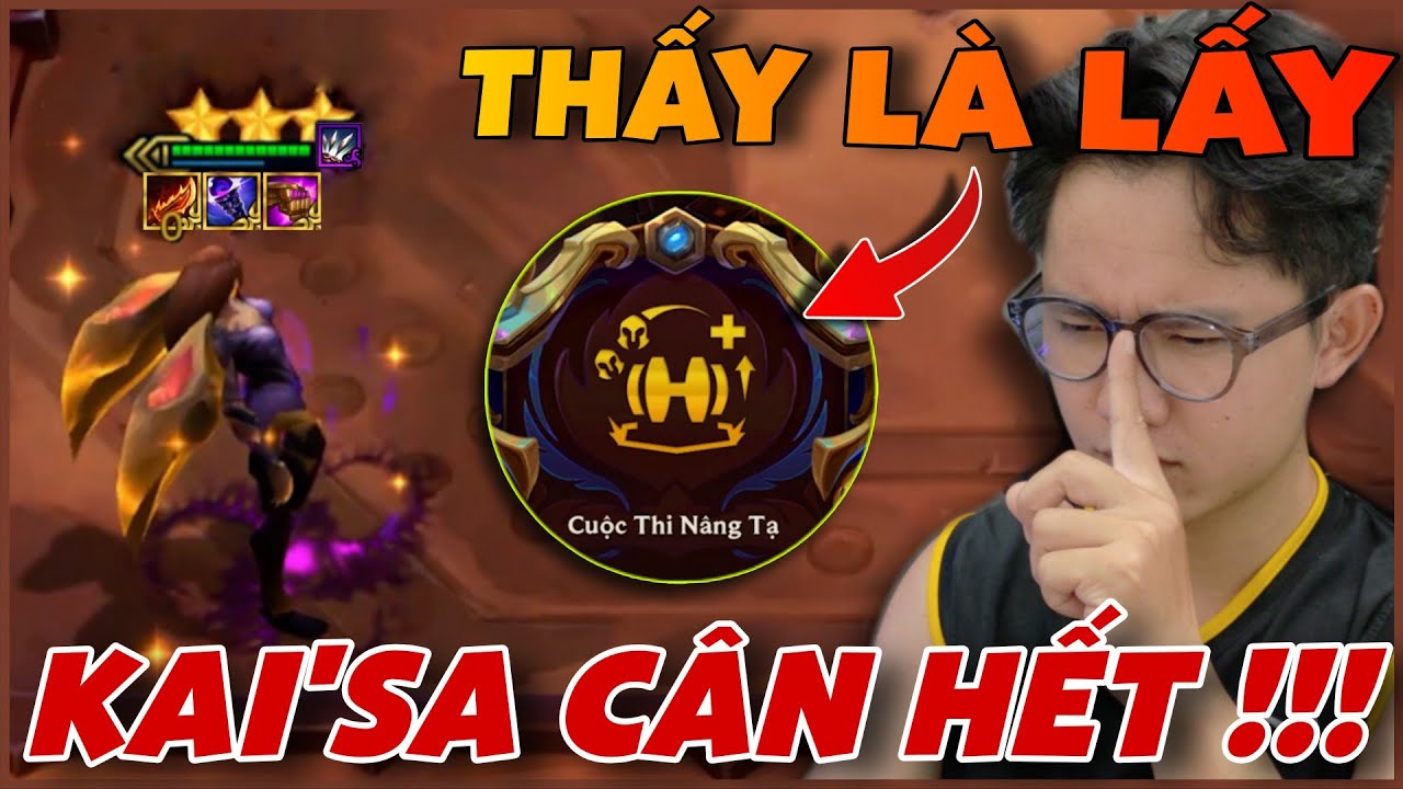 TFT 16.3 : Kai'Sa "Làm Hết" Với Lõi Cuộc Thi Nâng Tạ