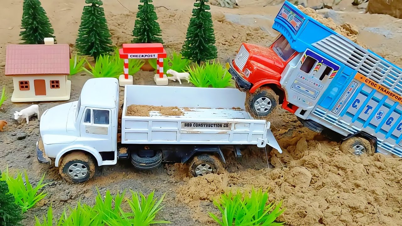 RC Monster Truck testing Rc Tractor Trolley toy 🪀 video Rc Truck toy 🪀 video @GuruTeam-l5w toy 🪀