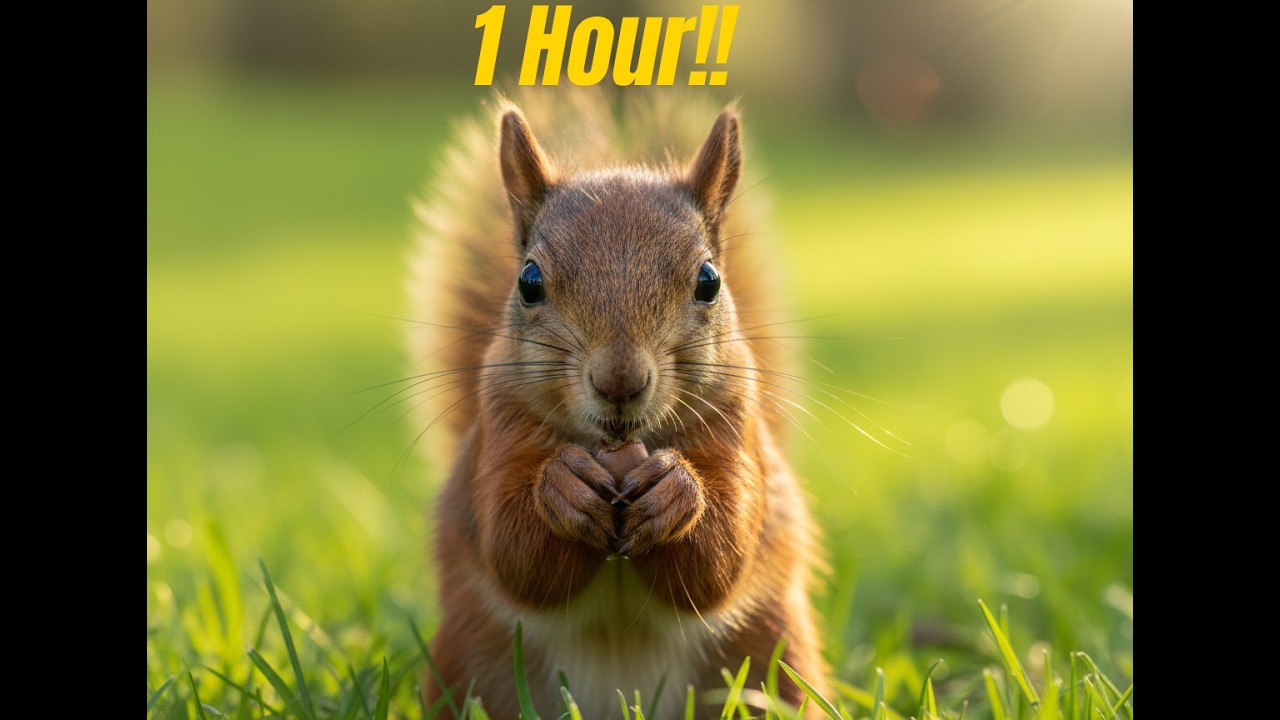 1 Hour of Squirrels for Dogs to Watch 🐿️ | Dog TV | PupsPawTV