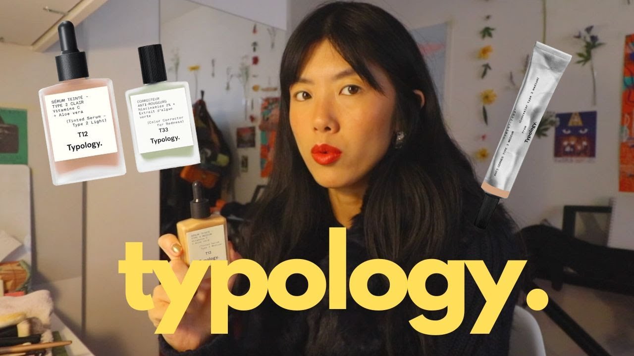 je teste enfin le makeup TYPOLOGY !!!