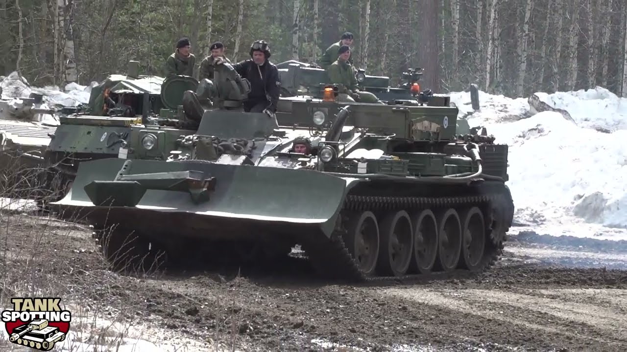 VT-55A ARV Test Drive - T-55 Based Battlefield Engineering Vehicle