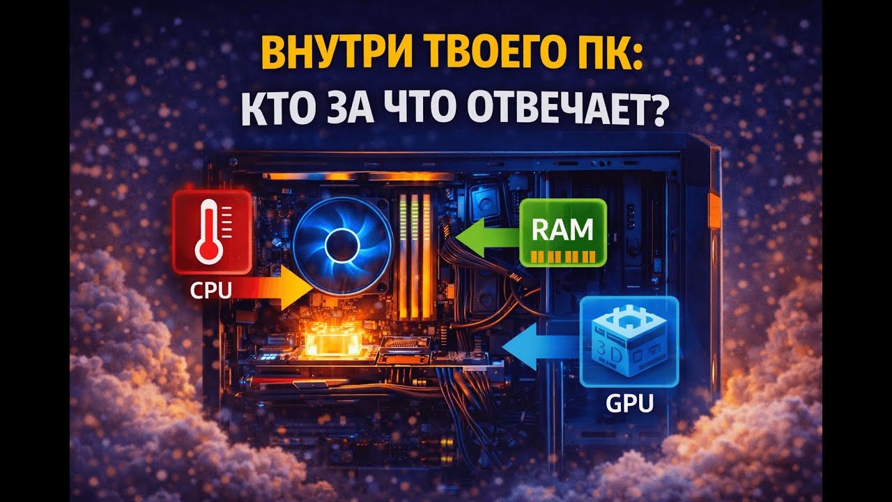 Внутри твоего ПК: Кто за что отвечает?